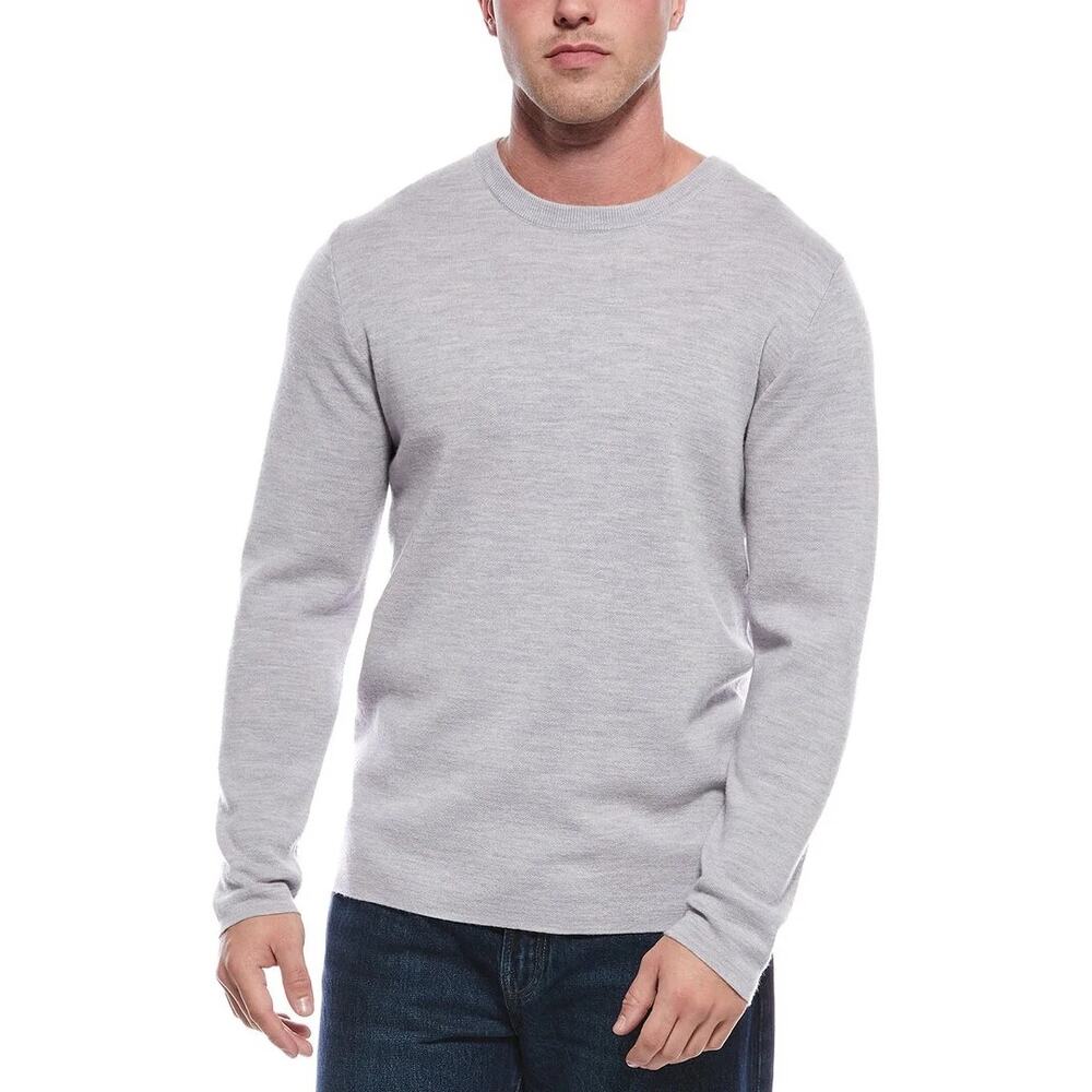 Christian Lacroix Sweater Men’s Gray 100% Extrafine Merino Wool Soft S